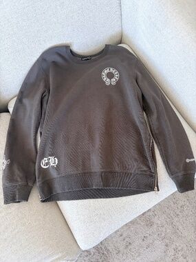 Chrome Hearts Horseshoe Logo Crewneck Sweatshirt Men’s Streetwear